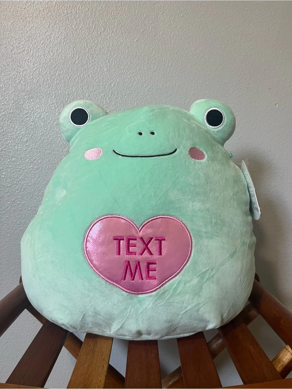 Squishmallows BARATELLI Frog 12” TEXT ME Heart Plush New Nwt Love Valentine